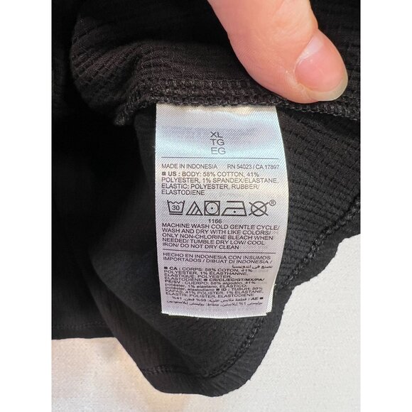 Old Navy Women's Off Shoulder Crop Top Puff Sleeve Smocked Back Size XL Black - Picture 4 of 8